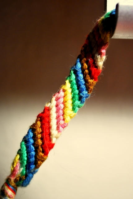 threaded rainbow. by twiggiesplusme on DeviantArt