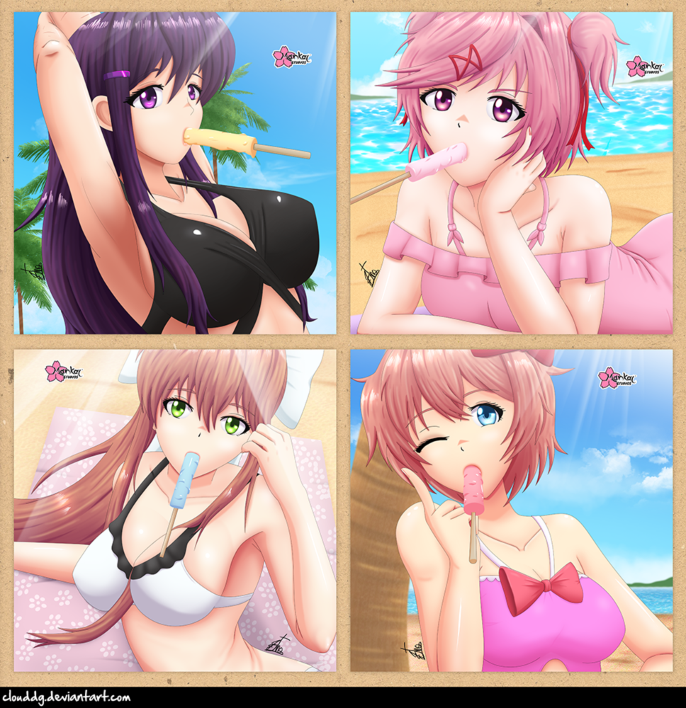 DDLC: Summertime (OC Fanart) by me by WillianXS on DeviantArt