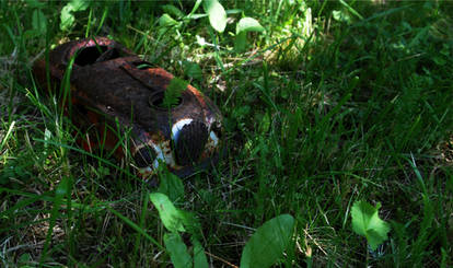 Rusty toy car