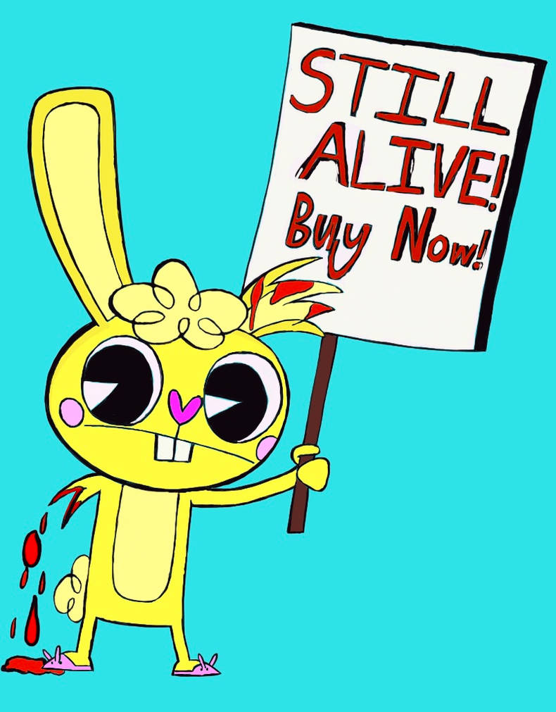 HTF: Still Alive - Severed Sign Holder by Midnight-Lovestruck on DeviantArt