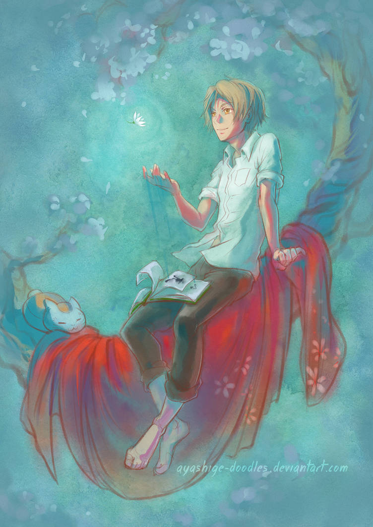 Natsume Yuujinchou by ayashige-doodles