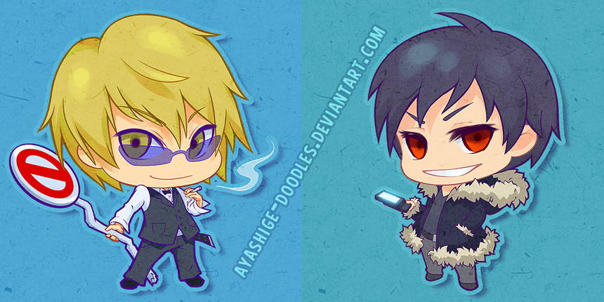 DRRR 2 - Shizuo and Izaya Chibis