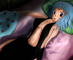 Hikari - Dawn Pokemon on bed