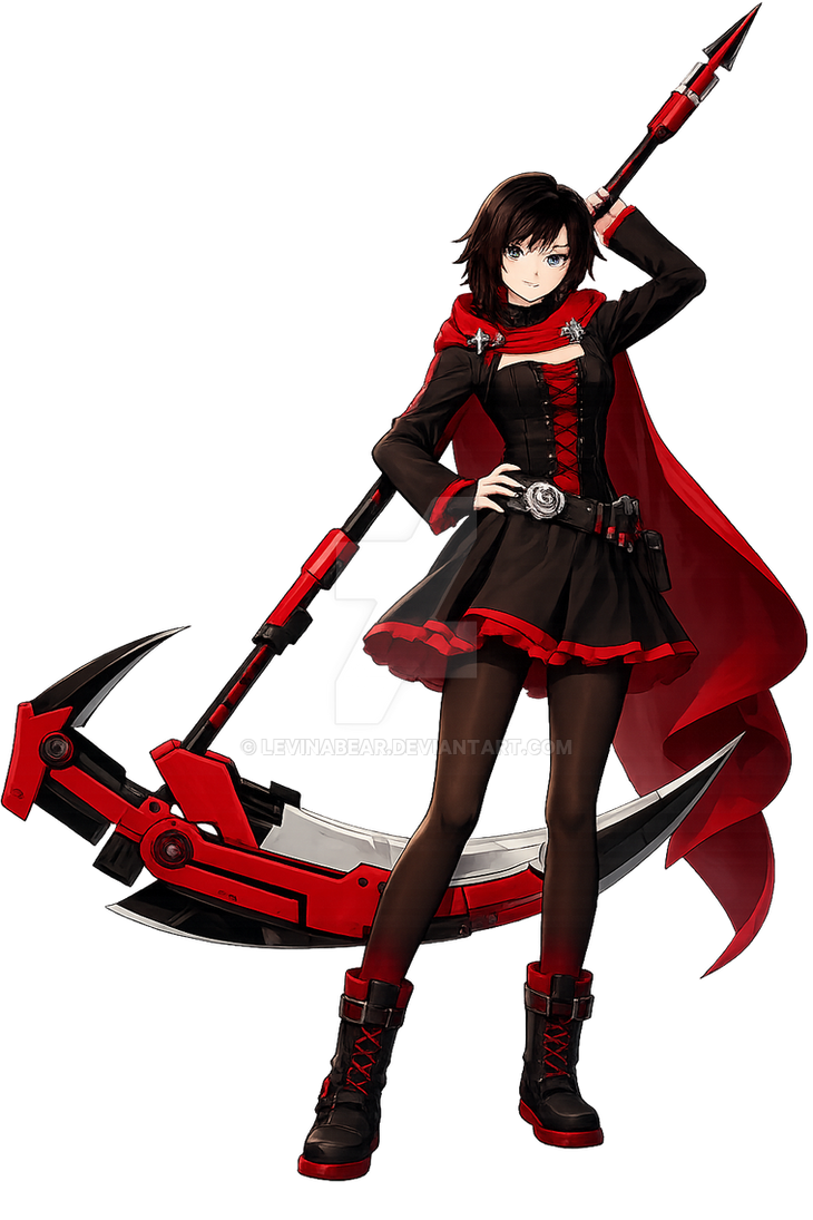 Small Ruby Rose Rwby Fanart: Ruby Rose (RWBY) by Levinabear on DeviantArt