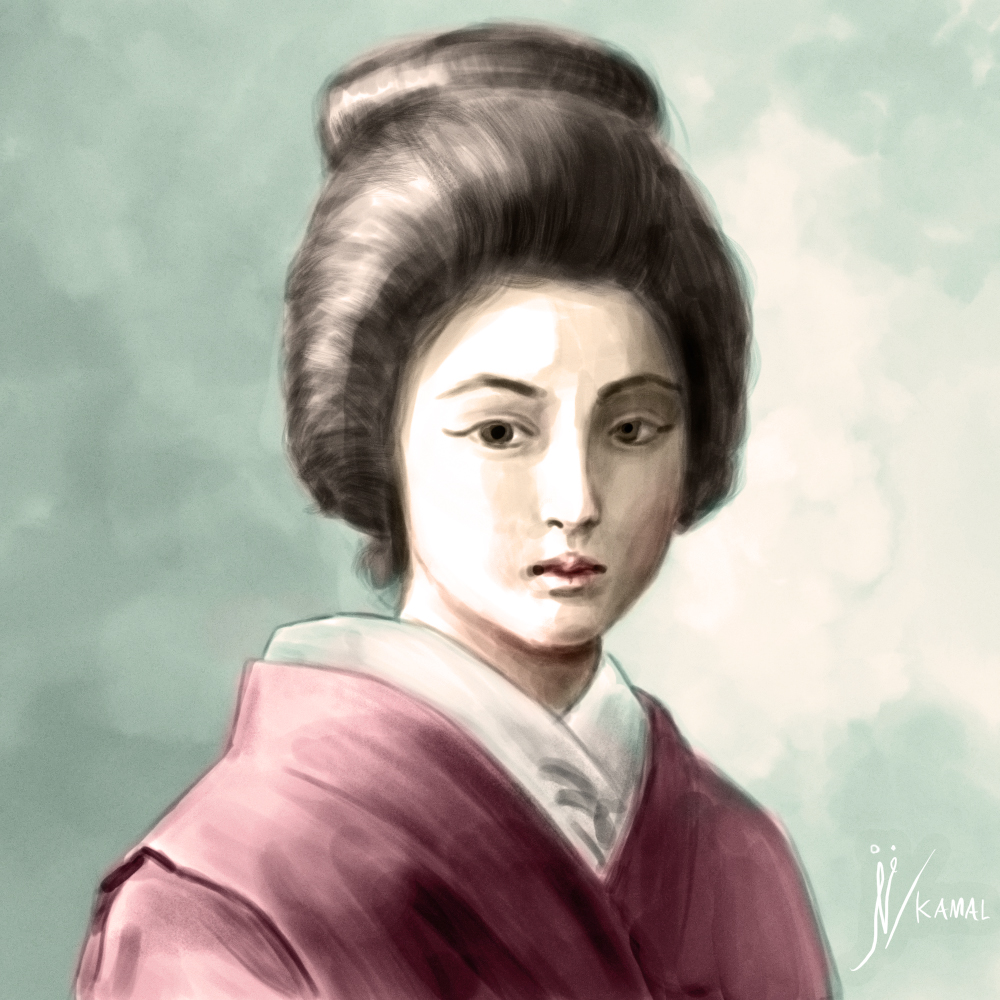 Portrait of a Japanese Girl