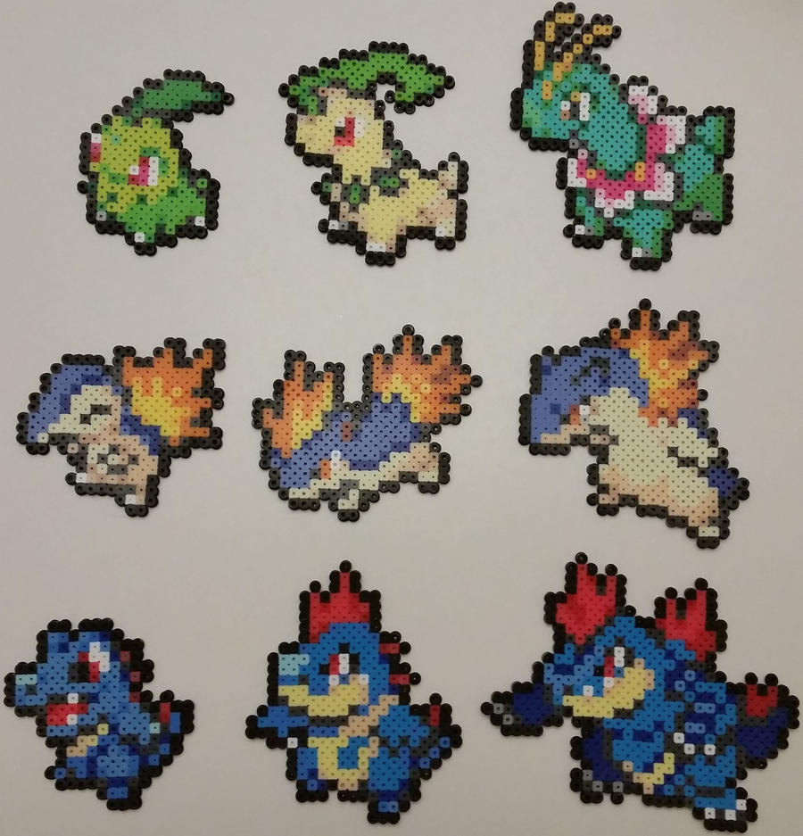 Pokemon Gold and Silver Mew Bead Art by KamaPixel on DeviantArt