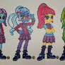 Equestria Girls Shadowbolts Perlers