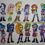 Equestria Girls Perlers - All