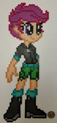 Equestria Girls Scootaloo Perler by jrfromdallas