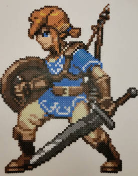 Legend of Zelda Breath of the Wild Link Perler