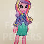 Equestria Girls Dean Cadance Perler