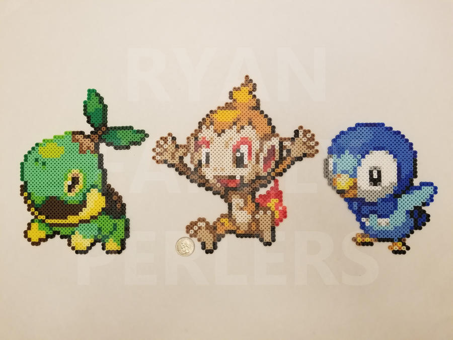 Pokemon Diamond And Pearl Starter Perlers By Jrfromdallas On Deviantart Pokemon Diamond And Pearl Starter Perlers By Jrfromdallas On Deviantart