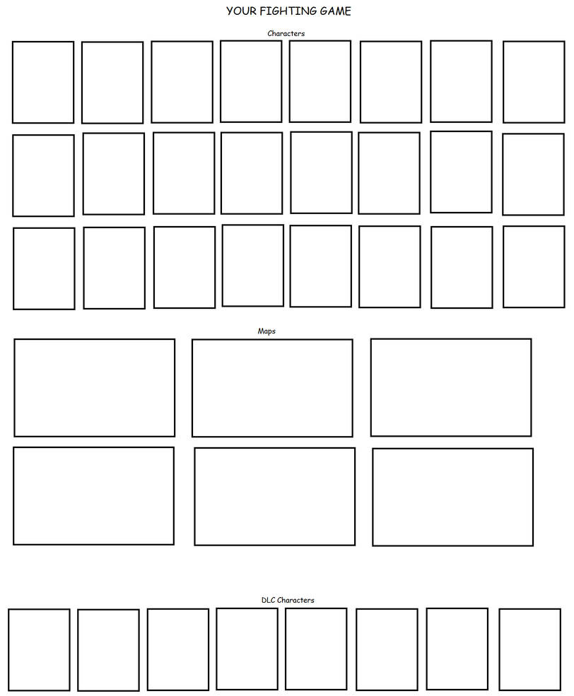 Fighting Game Template Meme by ShadowKnight49 on DeviantArt