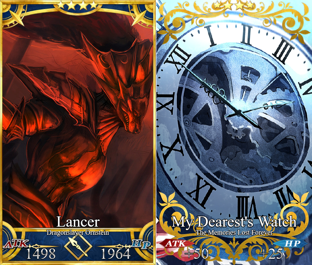 Fgo Fake Card Dragonslayer Ornstein By Shadowknight49 On Deviantart