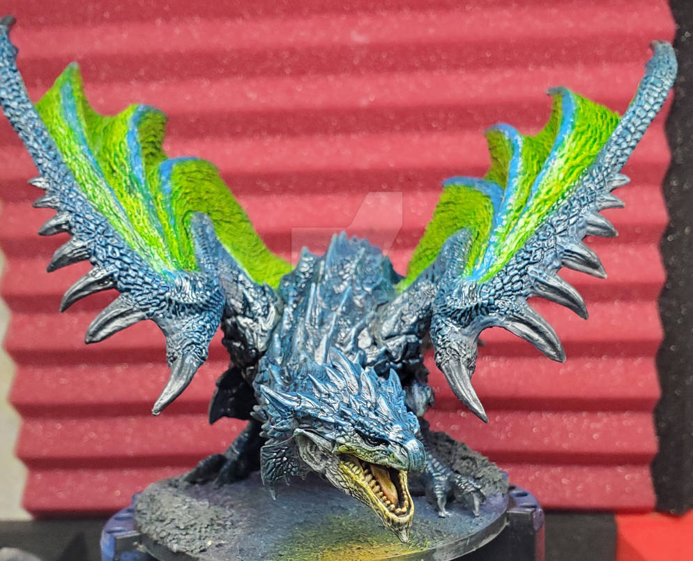 Azure Rathalos by GreyKinghtLord on DeviantArt