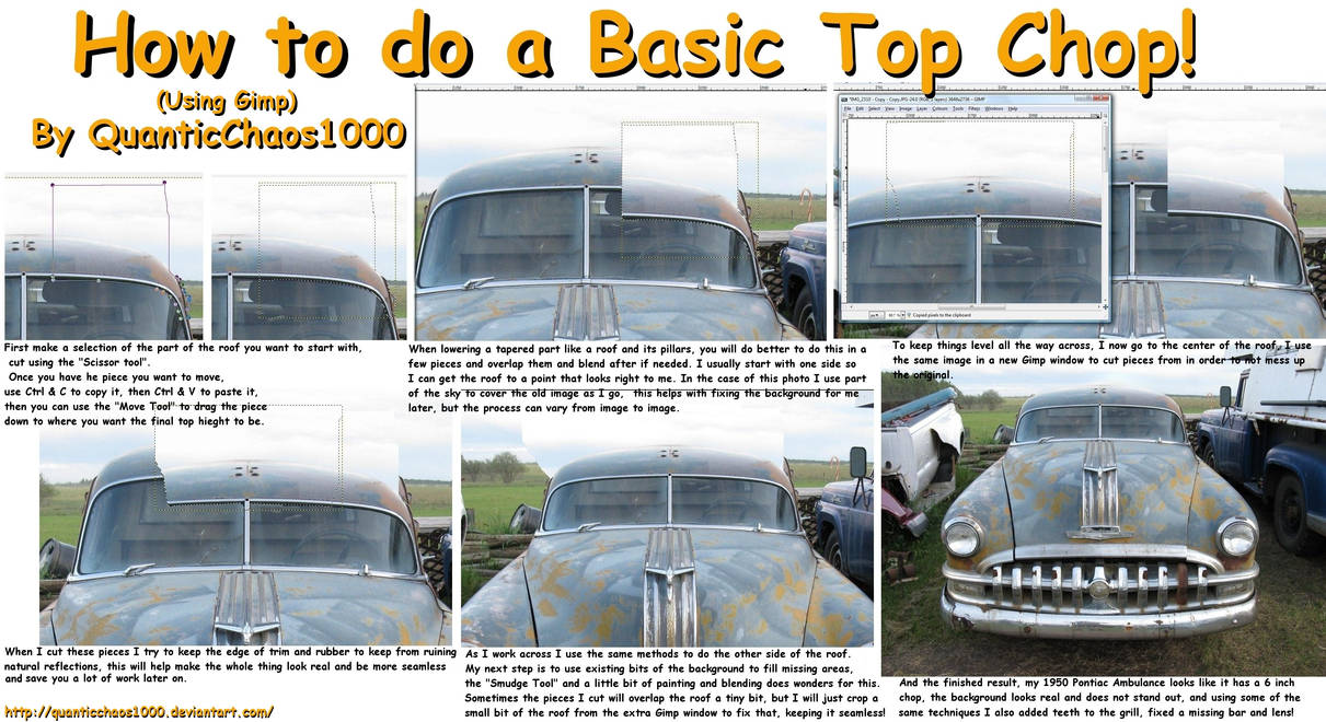 Chop Top Tutorial How to do a Basic Top Chop by QuanticChaos1000 on DeviantArt