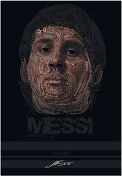 messi typography