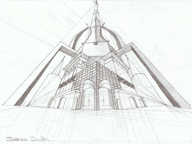 Three Point Perspective Building