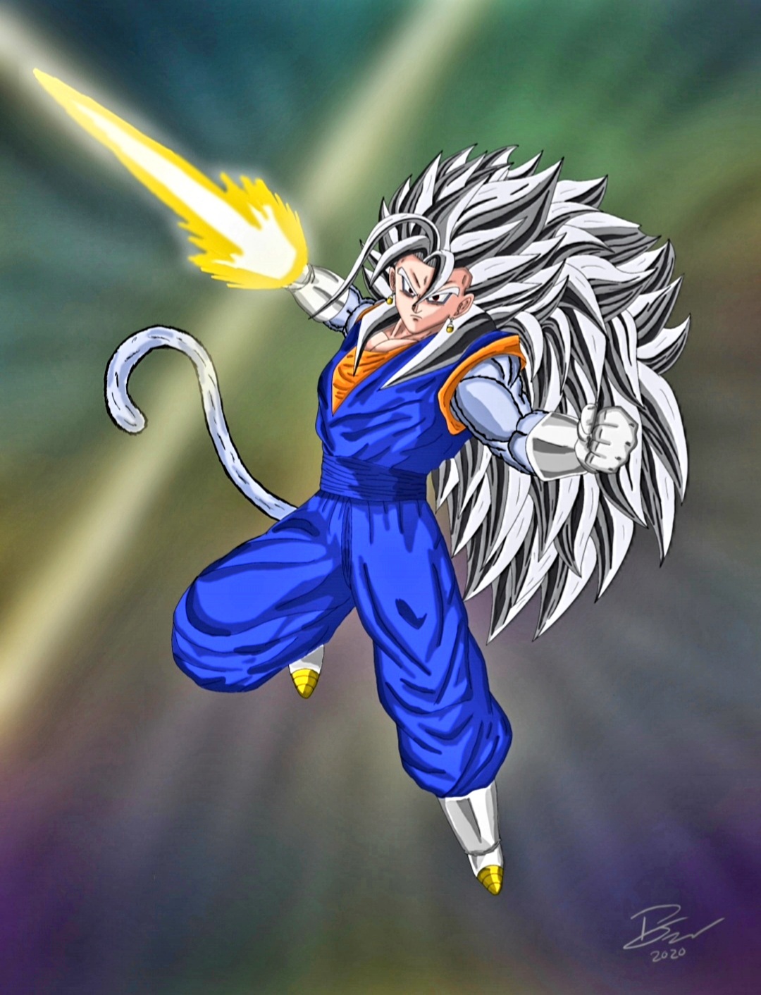 Vegito SSJ5  Dragon ball super manga, Anime dragon ball super