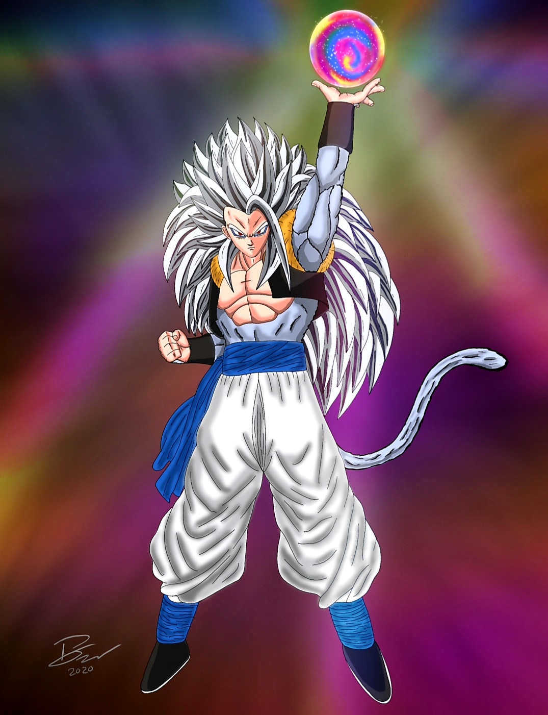 Goku ssj5 (Araki Yamatori) by borjackzzaron on DeviantArt