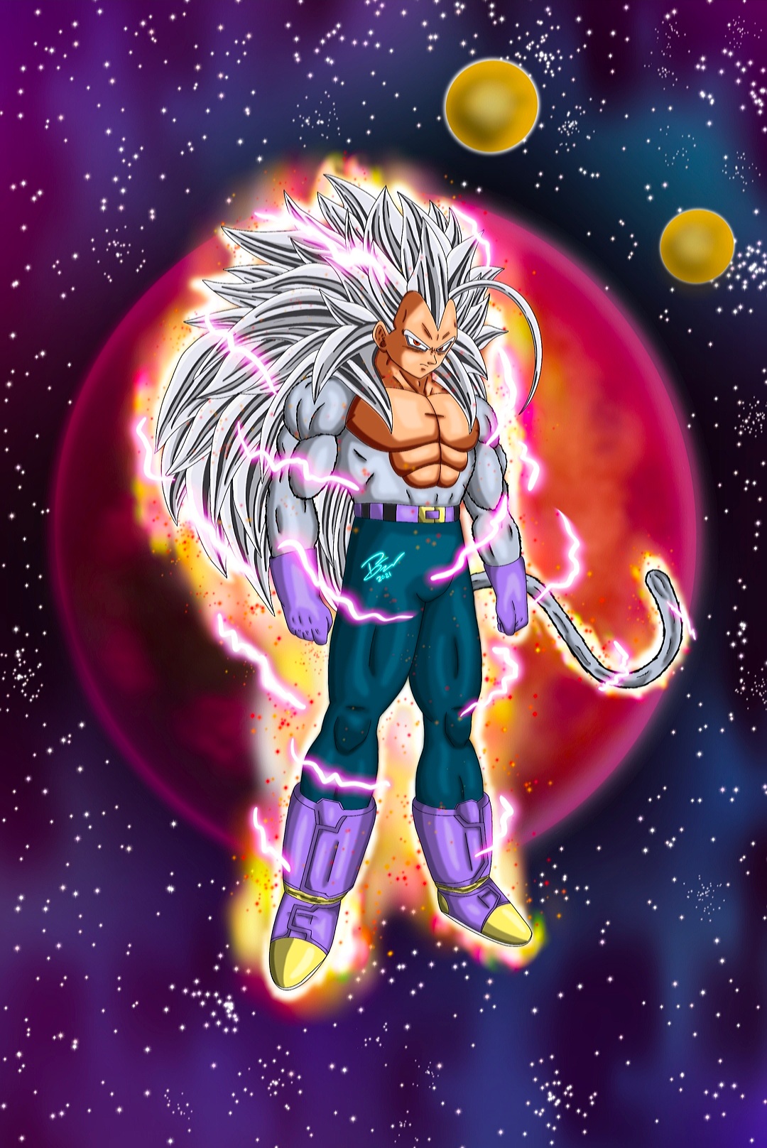 Vegeta Super Saiyan 5 by Unkoshin on DeviantArt