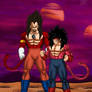 SSJ4 Bardock and King Vegeta Fathers Ascended