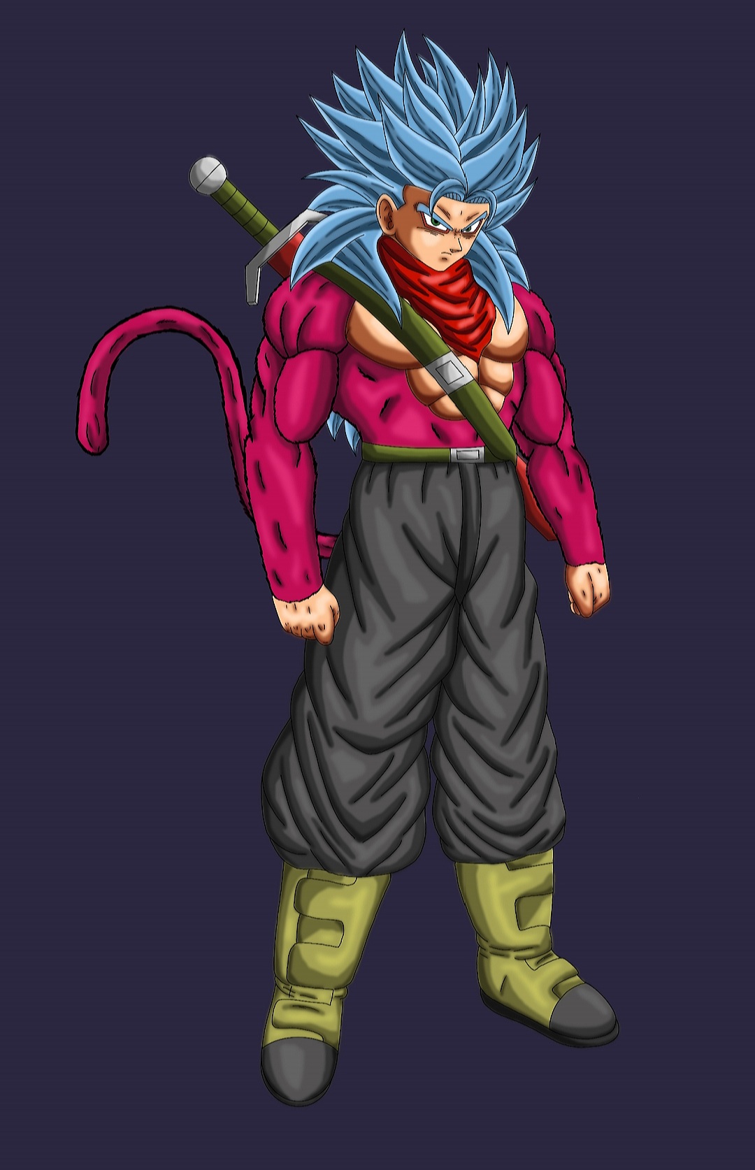 Trunks SSJ4 Trunks Super Saiyan 4 by BrandonKuhn24469 on DeviantArt