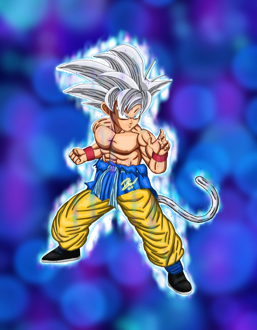 Pan goes super saiyan by pedroillustrations on DeviantArt