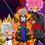 Vegito Super Baby Vegito SSJ Rose Black