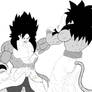 Broly Super Saiyan 4 VS Goku Super Saiyan 4 manga