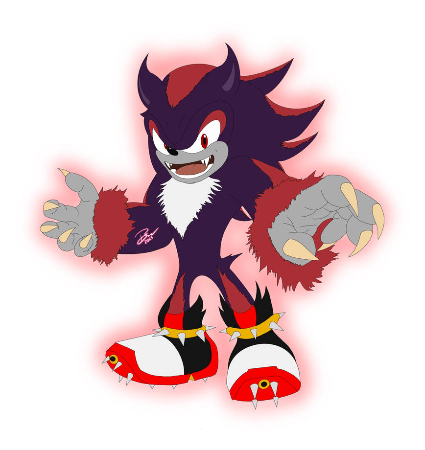 Shadow the Werehog Shadow the Hedgehog by AHumbledElite on DeviantArt