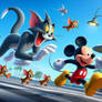  Tom and Jerry chase Mickey Mouse (1)
