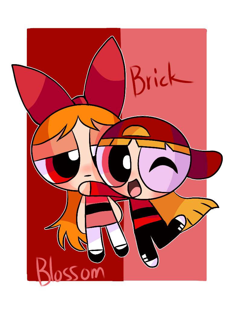 Les Powerpuff Girls S embrassent Blossom Et Brick les-powerpuff-girls-s-embrassent-blossom-et-brick
