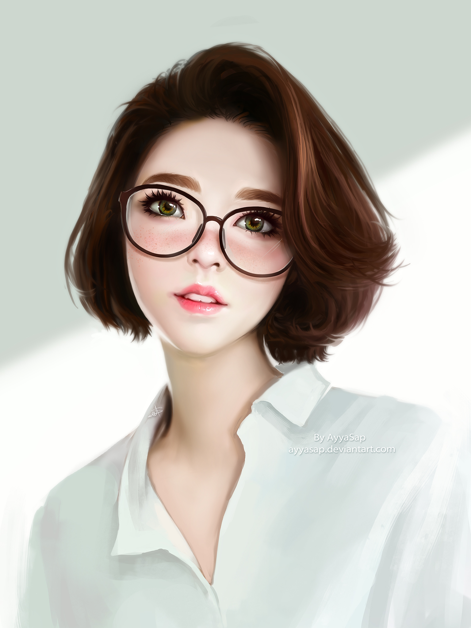 Asian girl study by ayyasap on deviantart