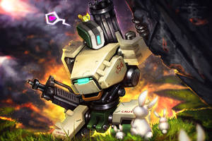 Bastion Commission by DeviantArt for BLIZZARD