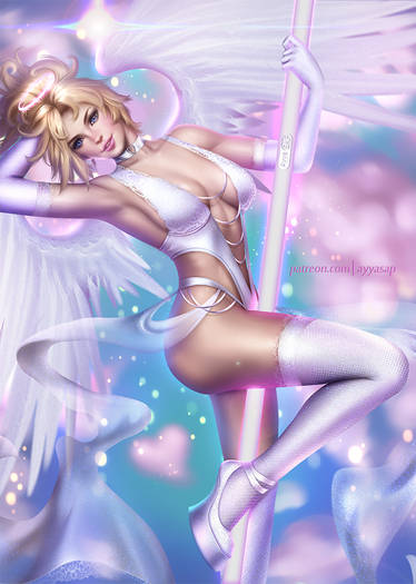 Pole Dancer Mercy (commission)