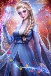 Queen Elsa (Frozen 2) by AyyaSAP