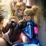 Samus and Bowsette (cut)