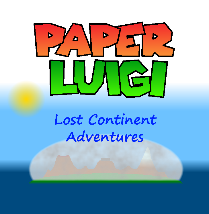 Paper Luigi Lost Continent Adventures