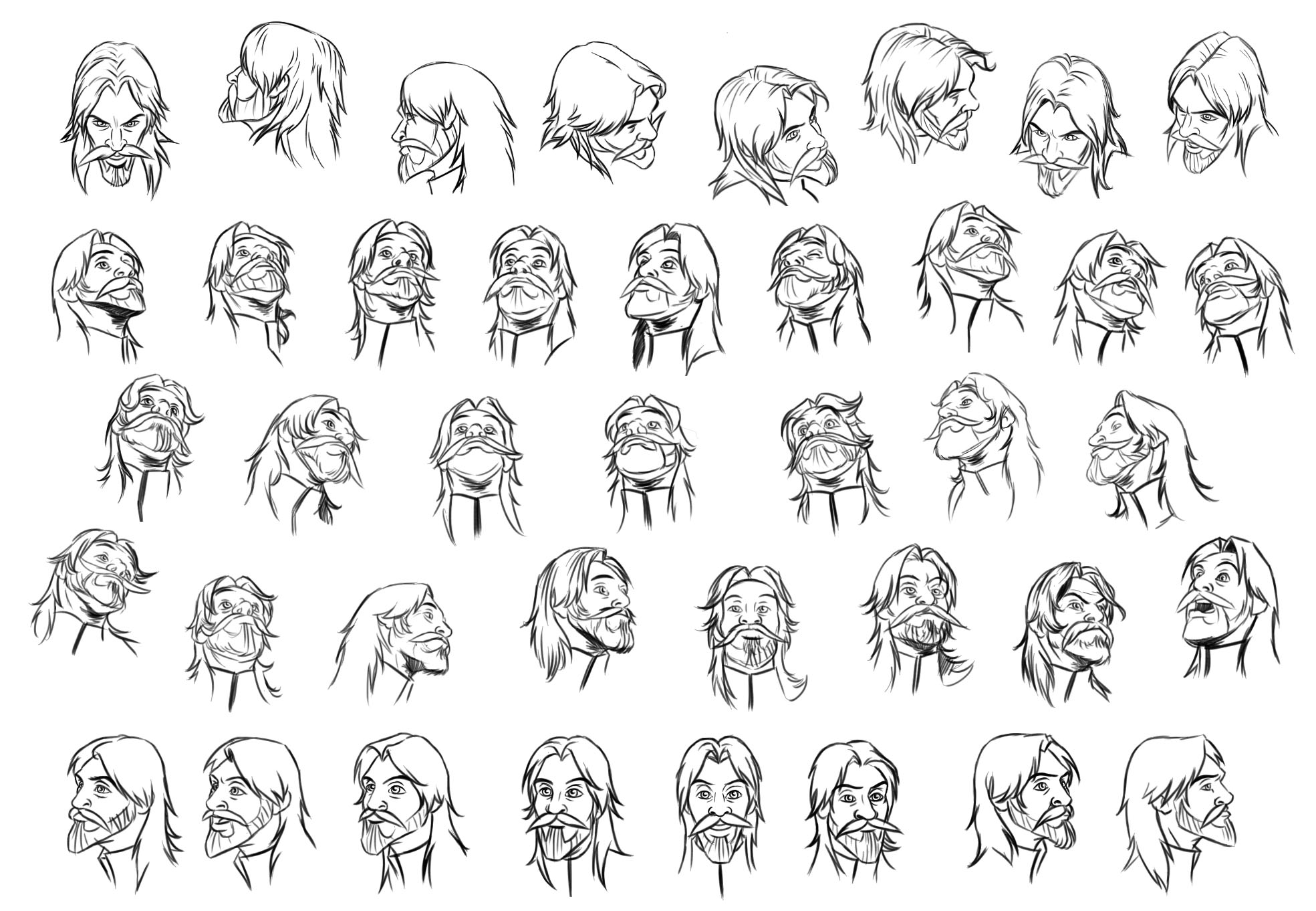 The HERO head drawings