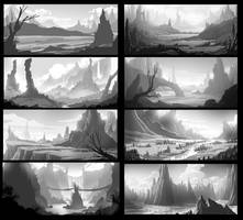 Scenery Thumbnails Practice