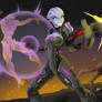 Commission: Asari Vanguard throw down