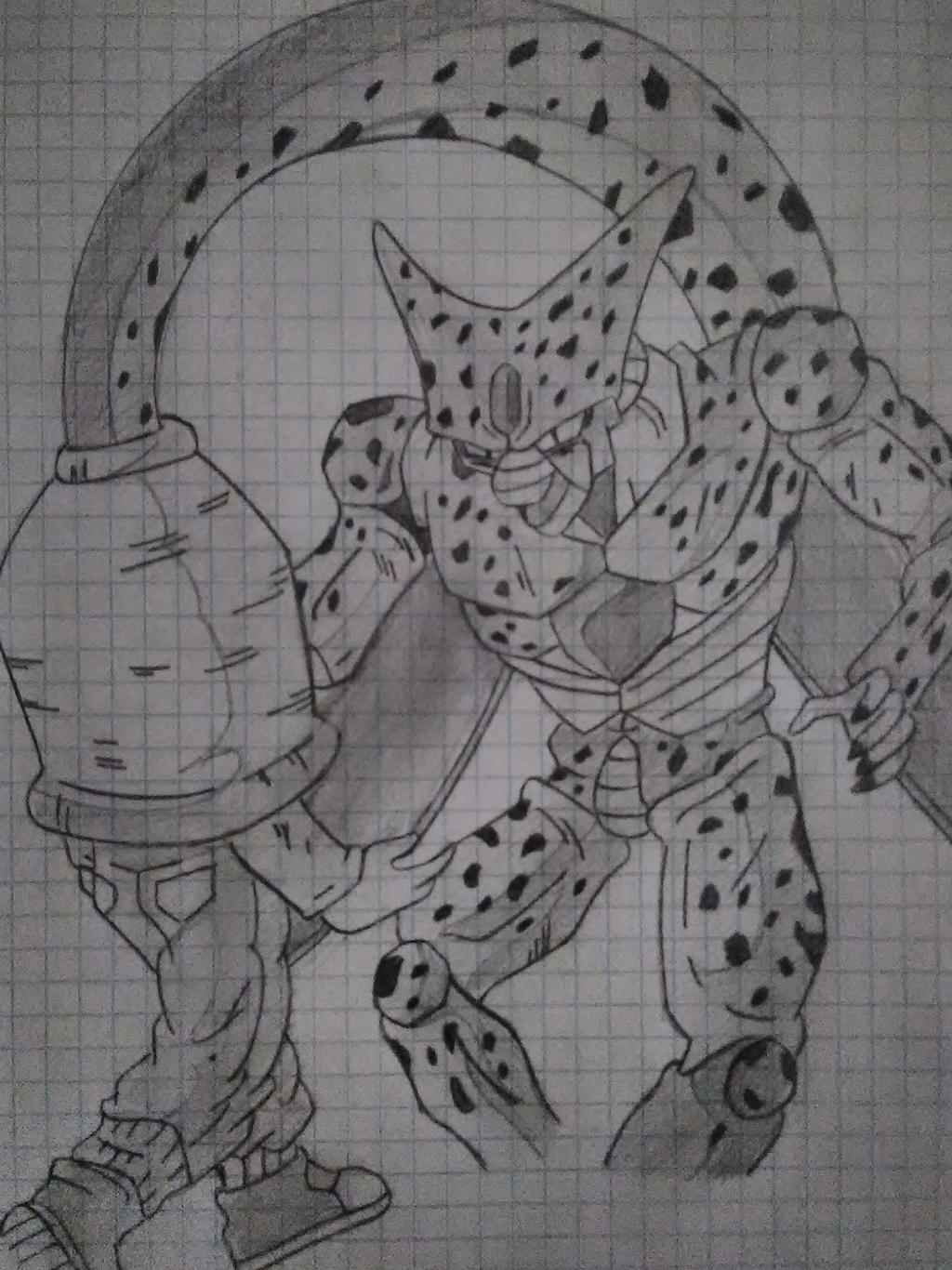 Cell Destroying Android 17 Cell Absorbs Android 17 by DevineIniquity on DeviantArt