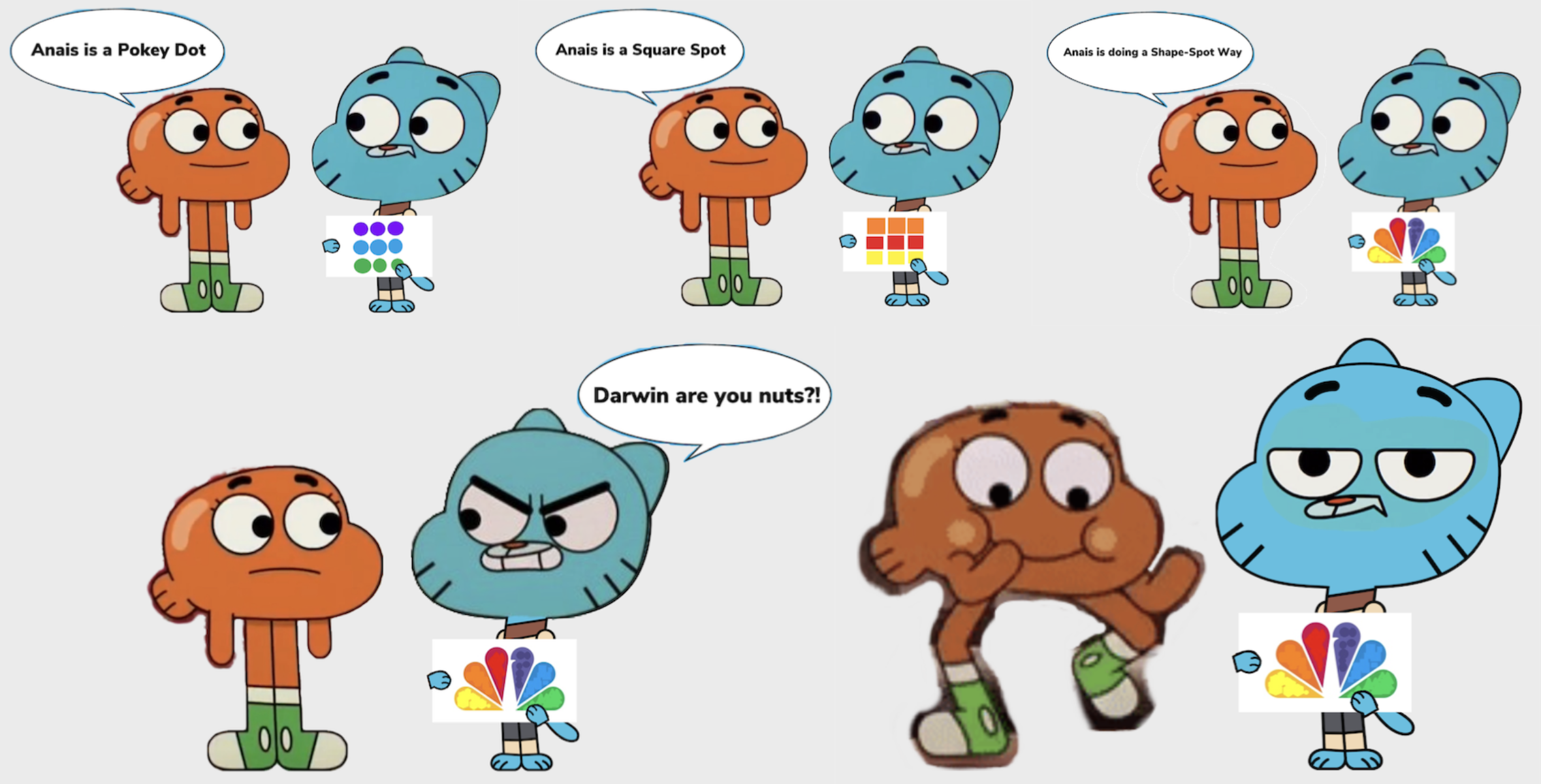 Gumball Watterson Anais Watterson Darwin Watterson Cartoon Network Studios  PNG - amazing world of gumball, anais …