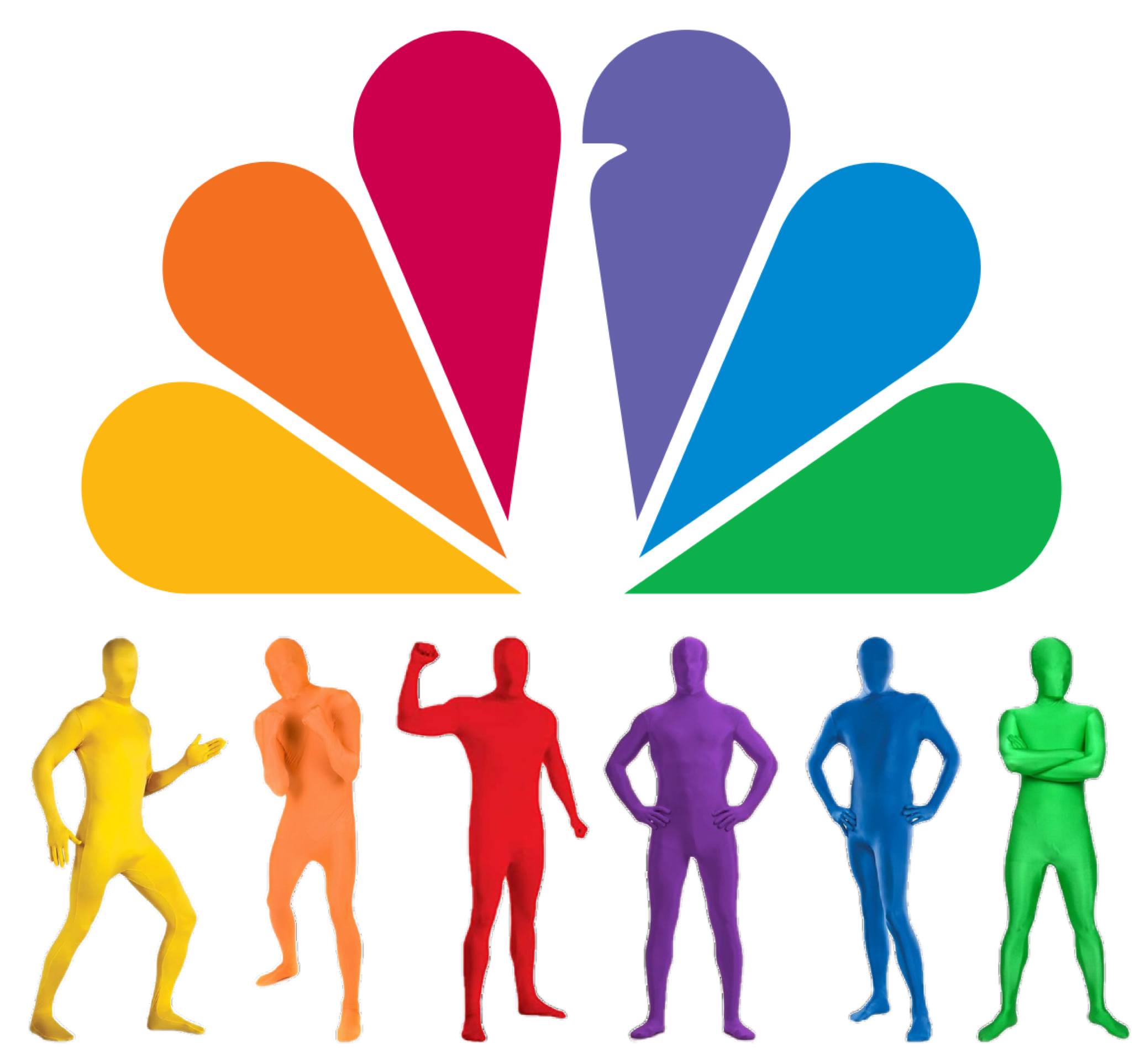 The NBC Colors with 6 Men Colors 1998-2000 by MarkPipi on DeviantArt