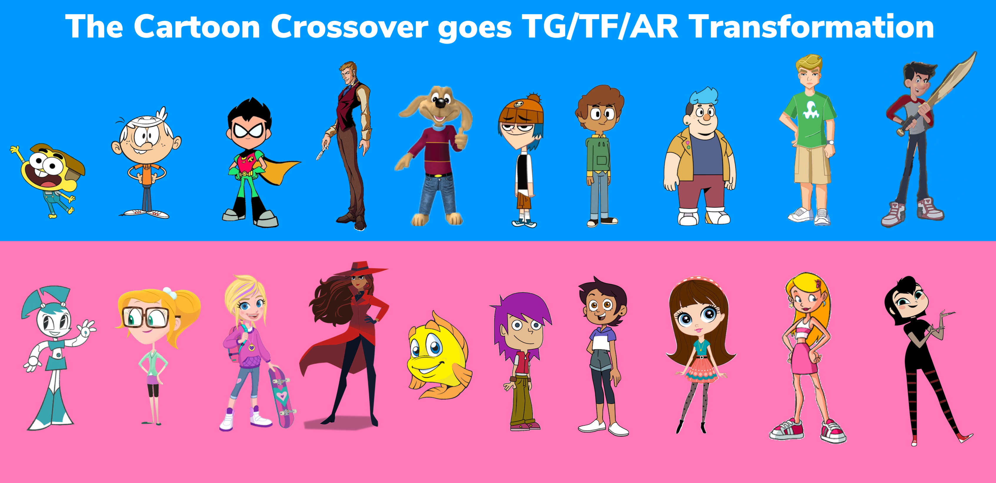 Crossover Redvector Cartoon Crossovers goes TG/TF by MarkPipi on DeviantArt