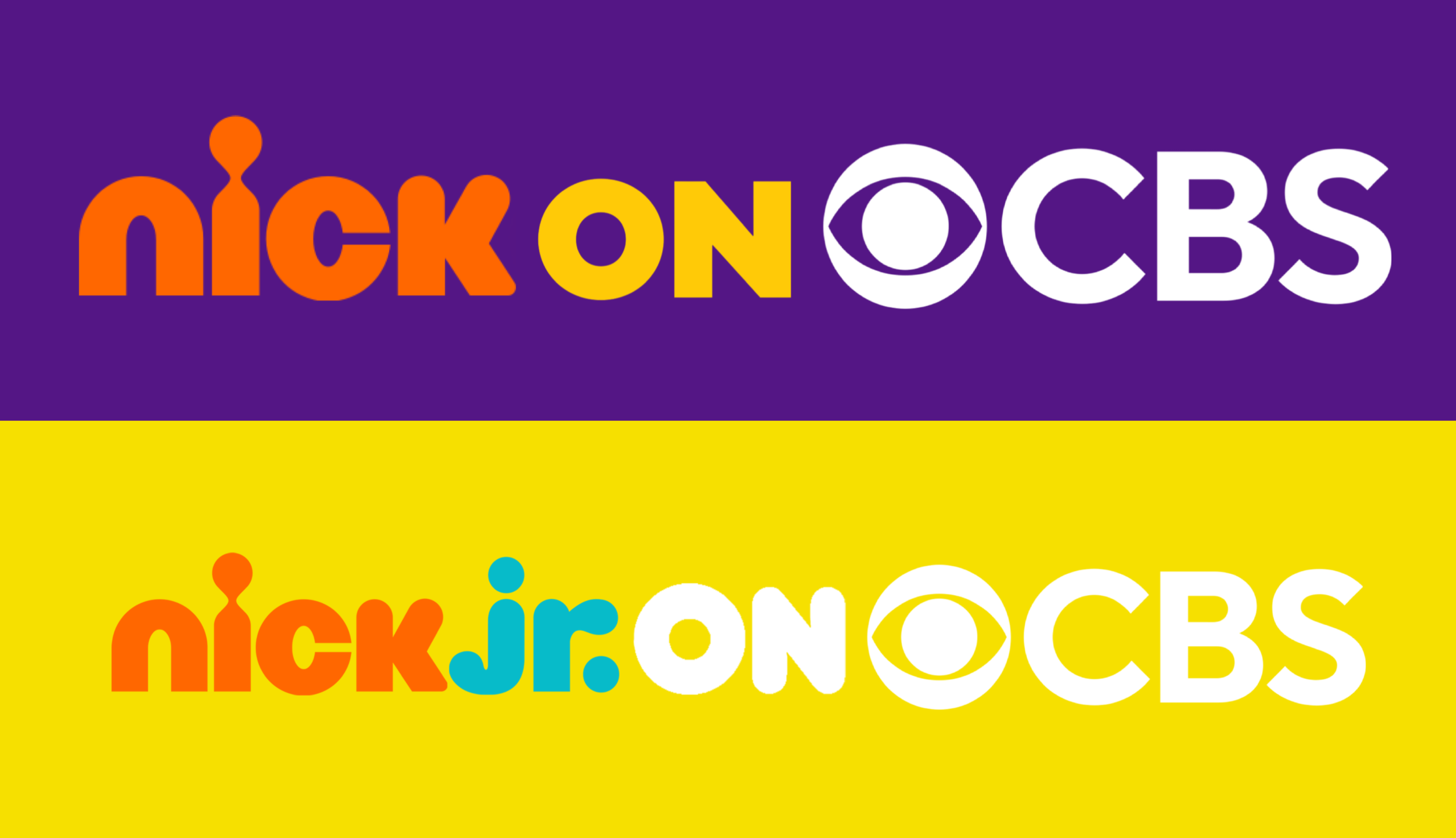 Nick on CBS and Nick Jr. on CBS Logo by MarkPipi on DeviantArt