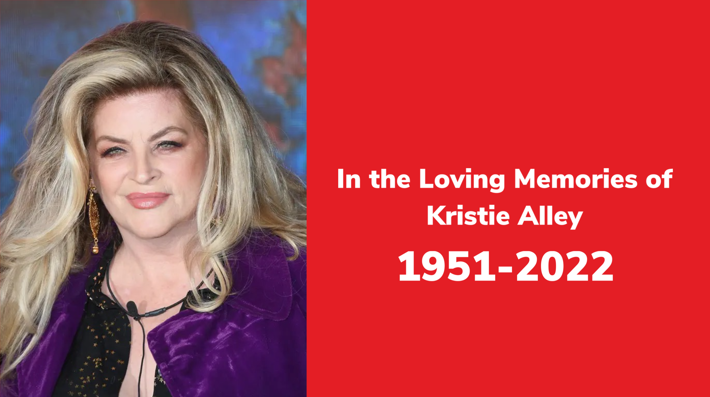 In the Loving Memories of Kirstie Alley by MarkPipi on DeviantArt