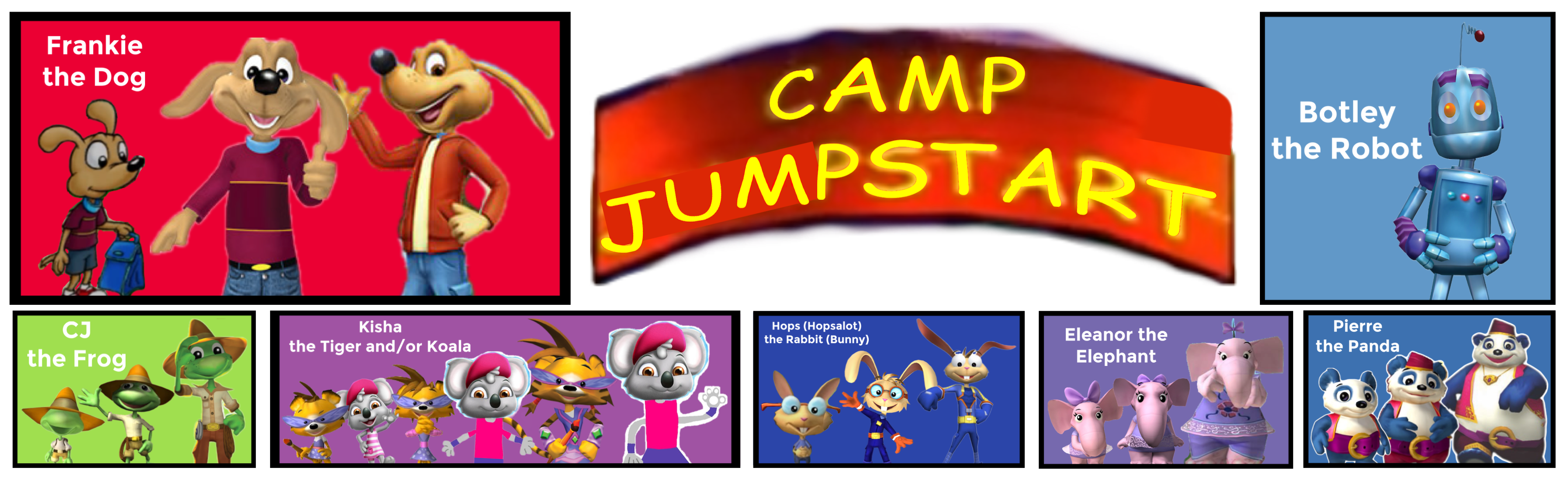 Camp JumpStart Characters V2 by MarkPipi on DeviantArt