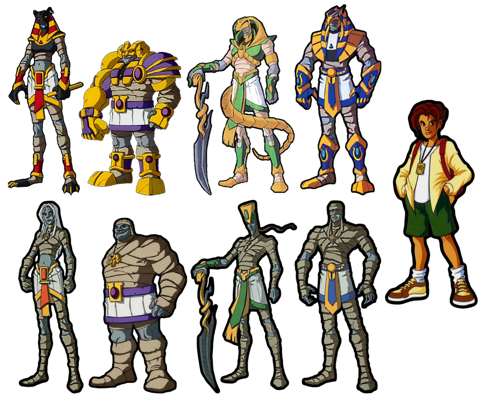 Mummies 2025 Characters